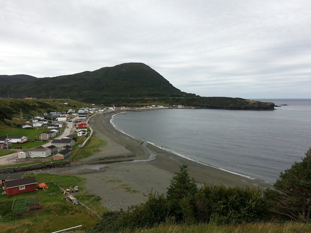 Eastern Point Trail, view of Trout River